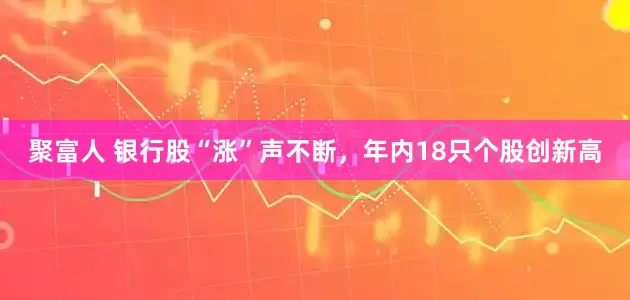 聚富人 银行股“涨”声不断，年内18只个股创新高