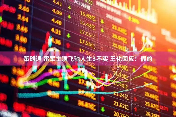 策略通 雷军主演飞驰人生3不实 王化回应：假的