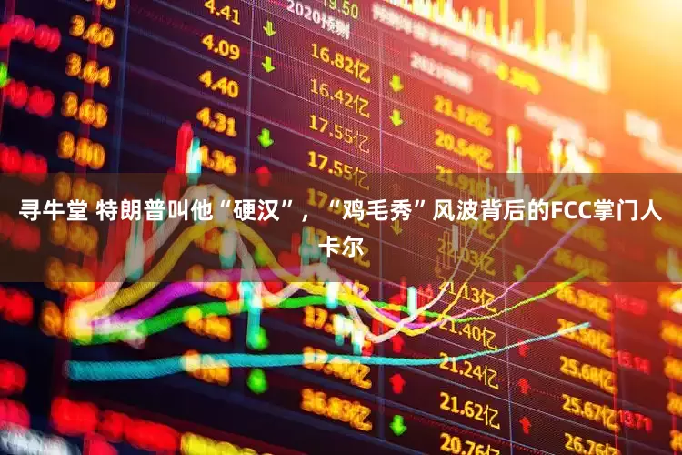 寻牛堂 特朗普叫他“硬汉”，“鸡毛秀”风波背后的FCC掌门人卡尔