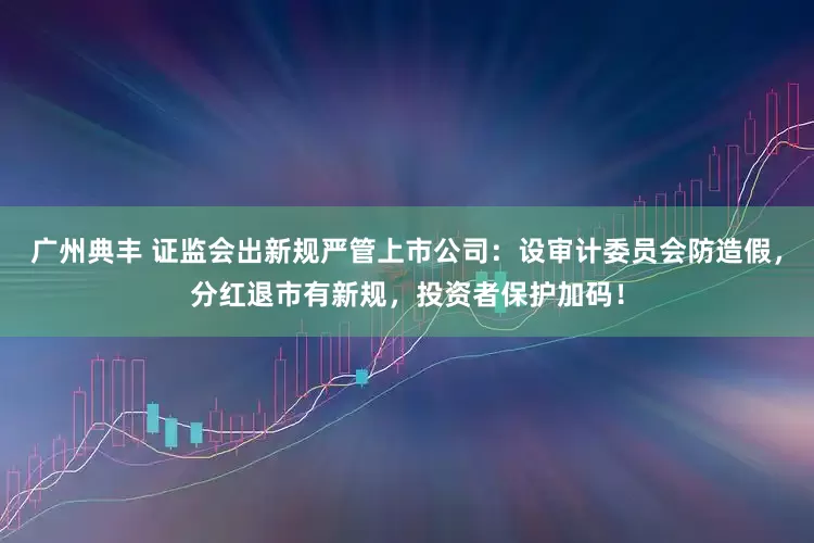 广州典丰 证监会出新规严管上市公司：设审计委员会防造假，分红退市有新规，投资者保护加码！