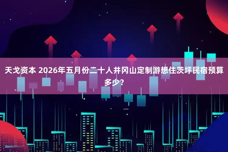 天戈资本 2026年五月份二十人井冈山定制游想住茨坪民宿预算多少？